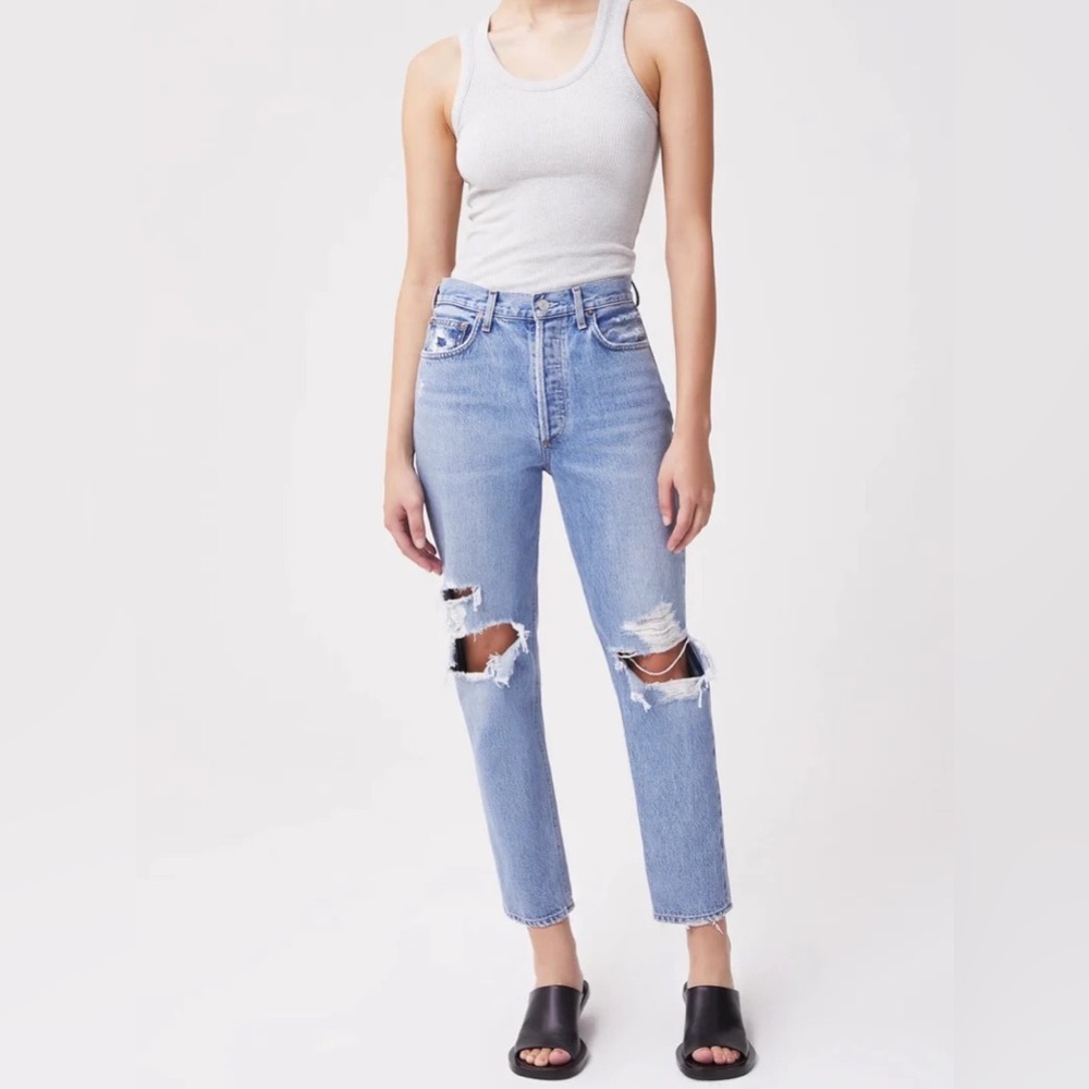 Agolde Fen relaxed high rise taper Jean